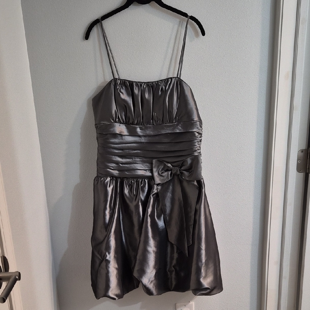 Metallic Prom Dress